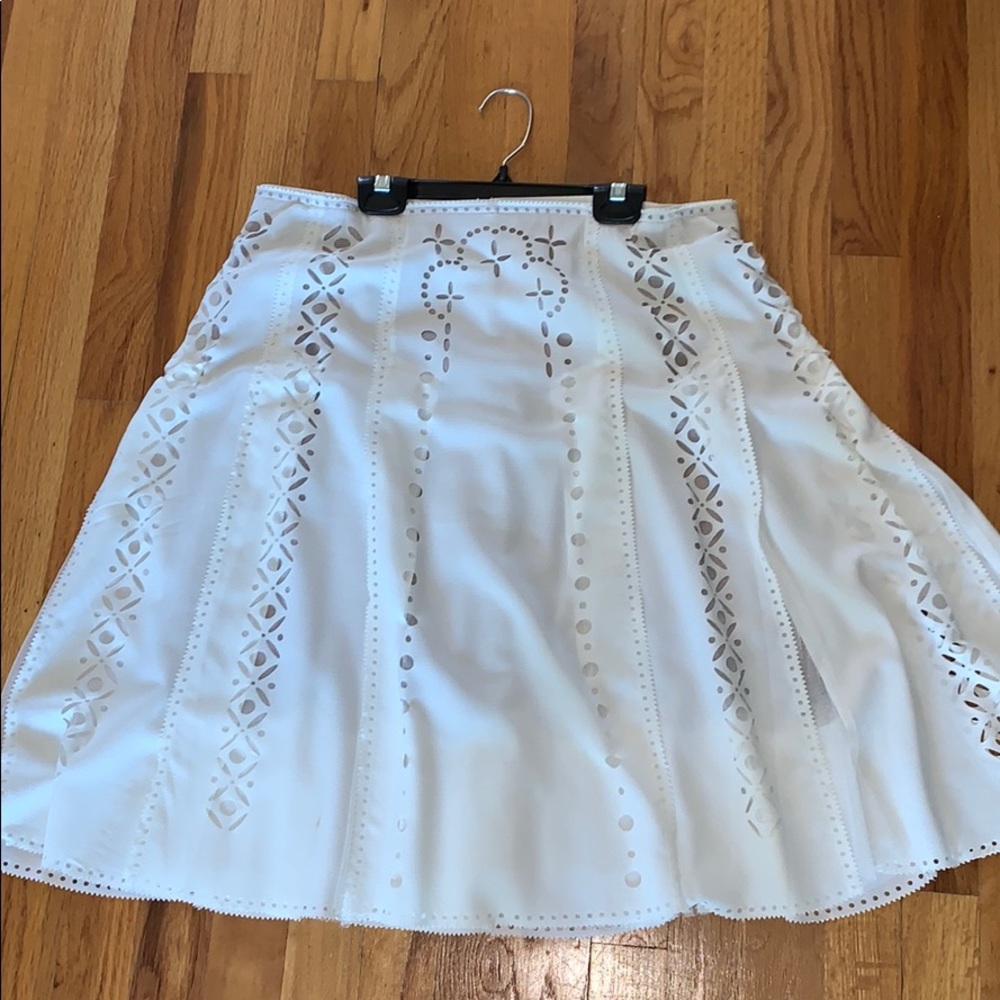 White skirt